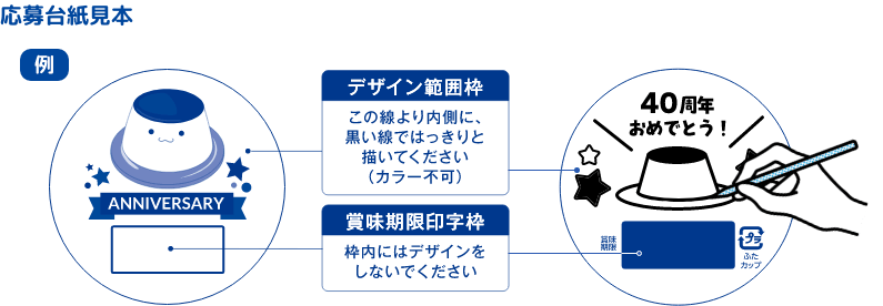 応募台紙にデザインを描く