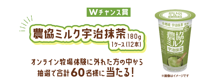 Wチャンス賞:JFグルメカード1,000円分